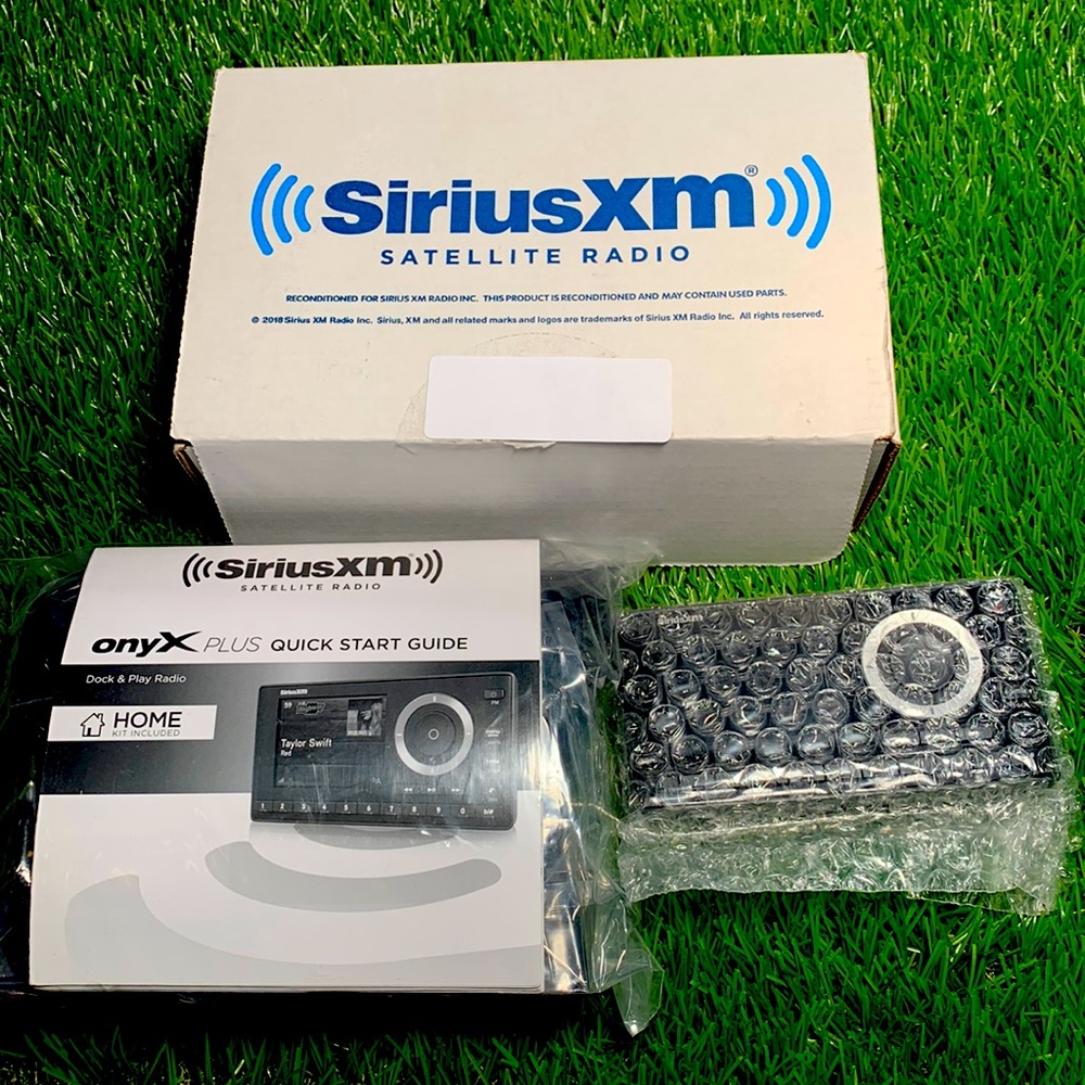 Sirius radio with home dock factory reconditioned.